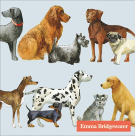 Emma Bridgewater Dogs Light Blue Cocktail Napkins