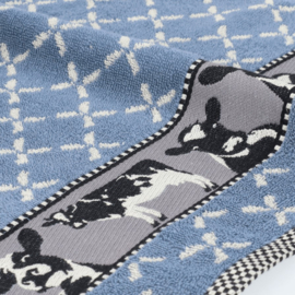 Bunzlau Kitchen Towel - Cows Grey-Blue