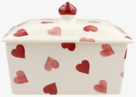 Emma Bridgewater Pink Hearts - Small Butter Dish *b-keuze*