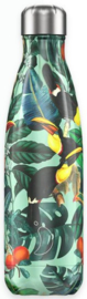 Chilly's Drink Bottle 500 ml Tropical Toucan -glad en glanzend-