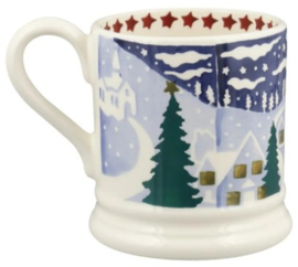 Emma Bridgewater - Christmas Icons - Winter Village - 1/2 Pint Mug