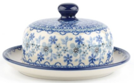 Bunzlau Butter Dish with Plate Round Ø 15 cm Harmony