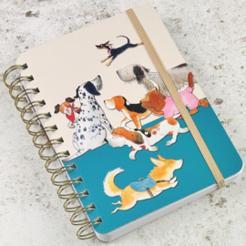 Emma Ball Medium WIRO Notebook with Pockets - Paw Club