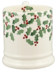 Emma Bridgewater - Tiny Scattered Holly - 1/2 Pint Mug