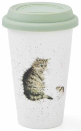Wrendale Designs Travel Mug 'Cat and Mouse'