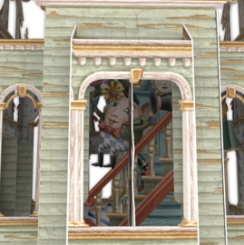 Me&McQ - 3D Wenskaart - Doll’s House - Happy Birthday