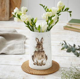 Wrendale Designs 'Rabbit' Vase -17 cm hoog-