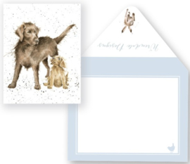 Wrendale Designs 'Puppy Love' miniature card