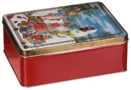 Meander Peter Rabbit Christmas Rectangular Tin