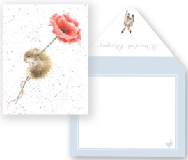 Wrendale Designs 'Poppy' miniature card