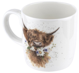 Wrendale Designs Large 'Thank you' Mug -Cow-