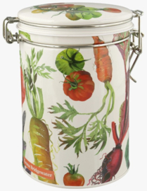 Emma Bridgewater Vegetable Garden Clip Lid Tin Caddy