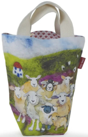 Emma Ball Small Bucket Bag - Felted Sheep