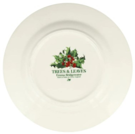 Emma Bridgewater Trees & Leaves - Holly - 8 1/2 Inch Plate