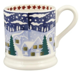 Emma Bridgewater - Christmas Icons - Winter Village - 1/2 Pint Mug