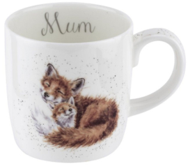 Wrendale Designs Large 'Mum' Mug -Foxes-