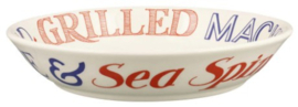 Emma Bridgewater Red & Blue Toast - Medium Pasta Bowl