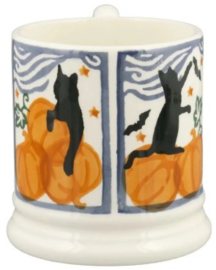 Emma Bridgewater - The Wise Witches - Cats & Pumpkins - 1/2 Pint Mug