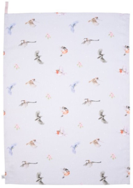 Wrendale Designs 'Feathered Friends' Bird Tea Towel