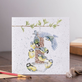 Wrendale Designs 'Bon Appétit!' Blue Tit Card