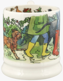 Emma Bridgewater The Good Life Favourite Dog Walks - 1/2 Pint Mug