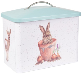 Wrendale Designs Bread Bin 'The Country Set' -teal-