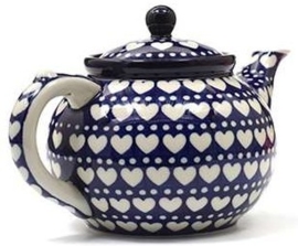 Bunzlau Teapot 1300 ml Blue Valentine