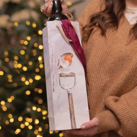 Wrendale Designs Bottle Bag  'A Little Red Robin' Robin