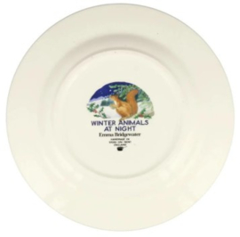 Emma Bridgewater - Winter Animals - Midnight Squirrel - 8 1/2 Inch Plate