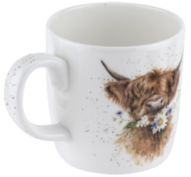 Wrendale Designs Large 'Thank you' Mug -Cow-