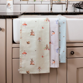 Wrendale Designs 'Garden Friends' Garden Animal Tea Towel