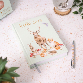 Wrendale Designs Desk Diary 2025 - met harde kaft