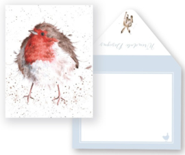 Wrendale Designs 'The Jolly Robin' miniature card