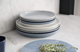 Denby Studio Blue Cake Plate Ø 17 cm - set of 4