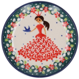 Bunzlau Teabag Dish Ø 10 cm - Princess -Limited Edition-