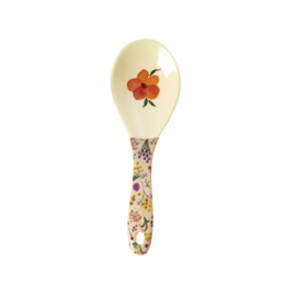 Rice Melamine Salad Spoon Wild Flower Print - 'YIPPIE YIPPIE YEAH'