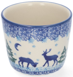 Bunzlau Mug Tumbler 220 ml Christmas Deer -Limited Edition-