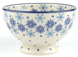 Bunzlau Bowl on Foot 630 ml Ø 14,5 cm Christmas Stars