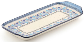 Bunzlau Cake Dish Oblong Springtime