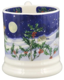 Emma Bridgewater - Winter Animals - Midnight Squirrel - 1/2 Pint Mug