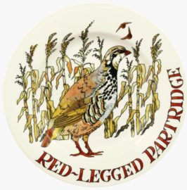 Emma Bridgewater Game Birds Red Legged Partridge 8 1/2" Plate