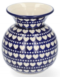 Bunzlau Vase 1630 ml 17 cm Blue Valentine