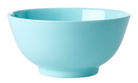 Rice Medium Melamine Bowl -Soft Blue- 'YIPPIE YIPPIE YEAH'