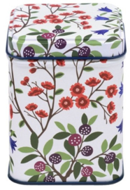 Sanderson - Foraging - Square Tin Caddy - Matte afwerking