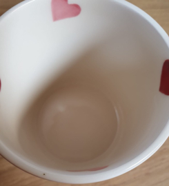 Emma Bridgewater Pink Hearts - Mummy - 1/2 Pint Mug -kleine letters- *b-keuze*