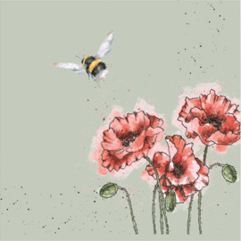 Wrendale Designs Cocktail Napkins 'Flight of the Bumblebee'