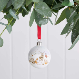 Wrendale Designs Christmas Bauble 'Snow Place Like Home' -2026-5 - Bladgoud - Limited Edition