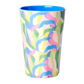 Rice Tall Melamine Cup - Jungle Fever Print