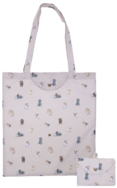 Wrendale Designs 'A Dog's Life' Foldable Shopper Bag 