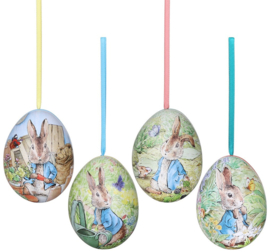 Meander Mini Ei Blikje Peter Rabbit -met ophanglint-